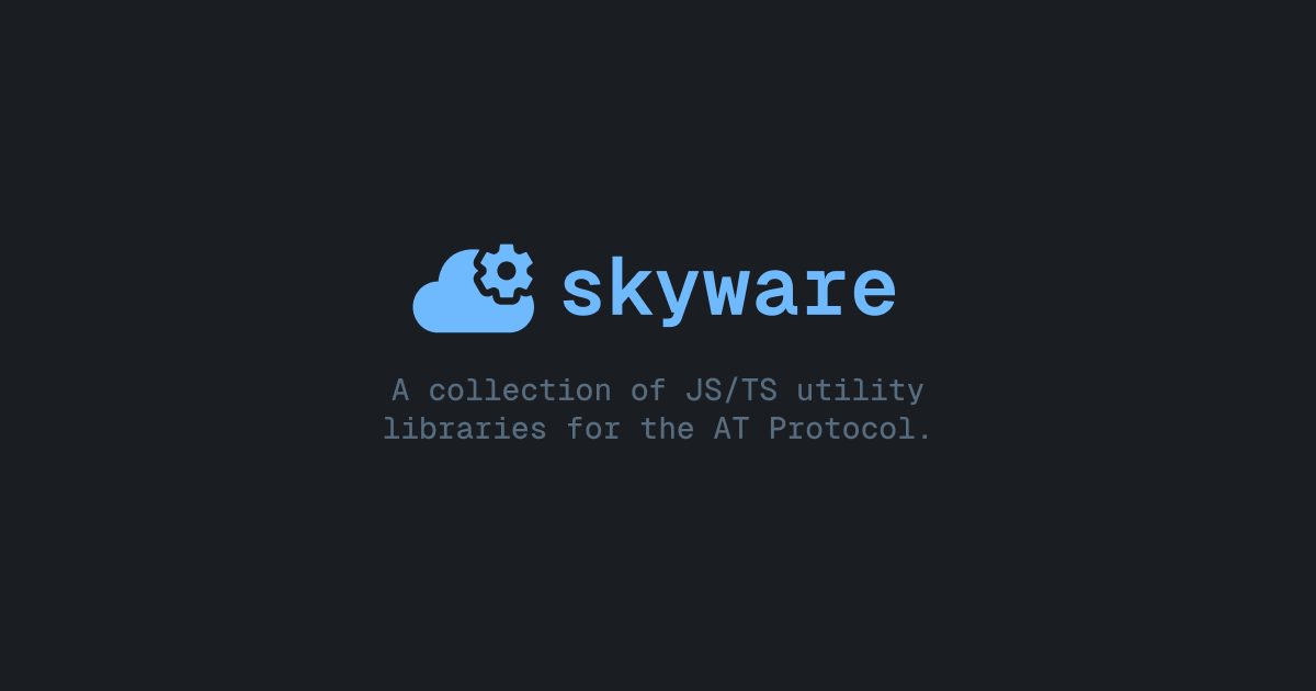 https://skyware.js.org/ social preview image